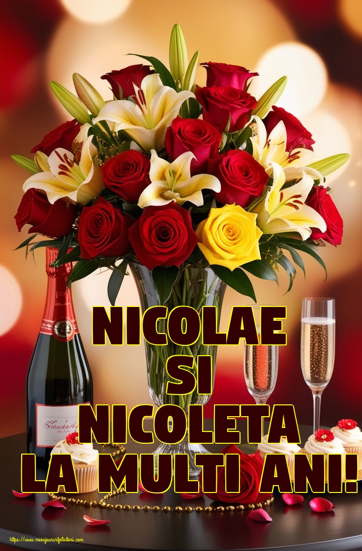 Nicolae si Nicoleta La multi ani!