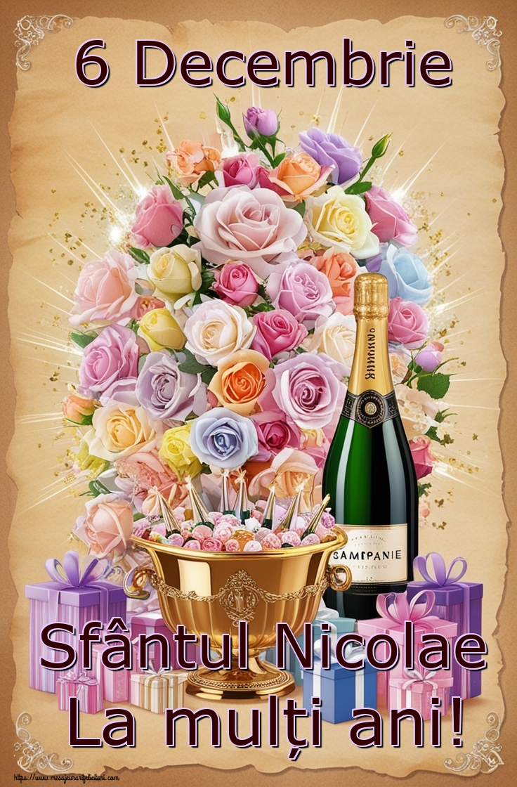 6 Decembrie Sfântul Nicolae La mulți ani!