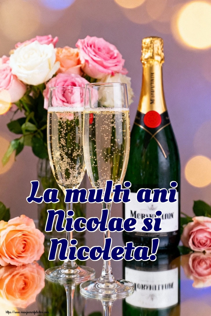 La multi ani Nicolae si Nicoleta!