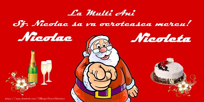 La multi ani! Sfantul Nicolae sa va ocroteasca mereu!
