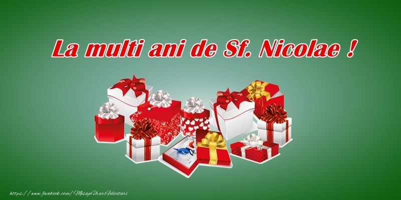 Felicitari de Mos Nicolae - La multi ani de Sfantul Nicolae! - mesajeurarifelicitari.com