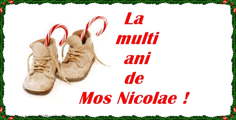 Felicitari de Mos Nicolae - La multi ani de Mos Nicolae! - mesajeurarifelicitari.com