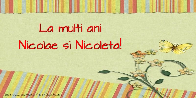 Felicitari de Mos Nicolae - La multi ani Nicolae si Nicoleta! - mesajeurarifelicitari.com