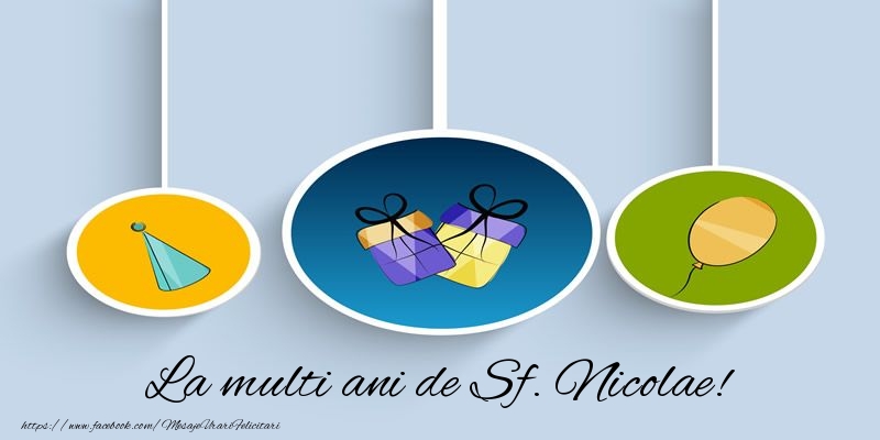 Felicitari de Mos Nicolae - La multi ani de Sf. Nicolae! - mesajeurarifelicitari.com