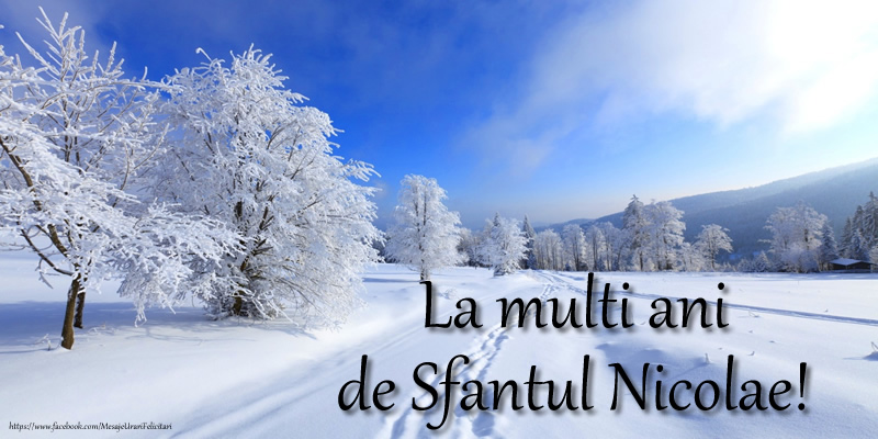 La multi ani de Sfantul Nicolae!