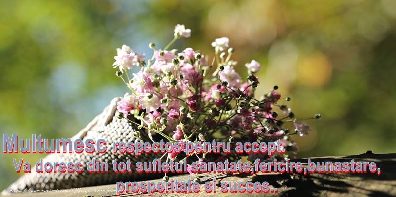 Multumesc!