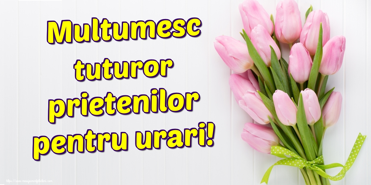 Multumesc tuturor prietenilor pentru urari!