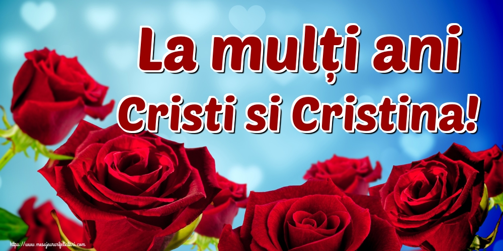 Cele mai apreciate felicitari de Nasterea Domnului - La mulți ani Cristi si Cristina!