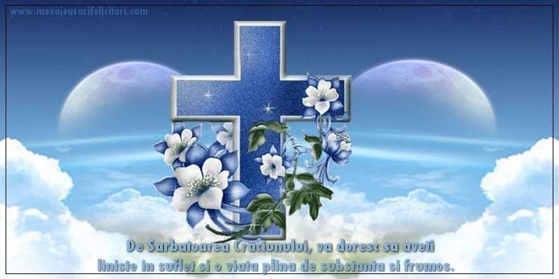 De Sarbatoarea Craciunului, va doresc sa aveti liniste in suflet si o viata plina de substanta si frumos.