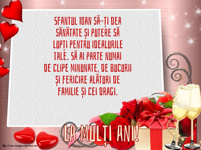 Nasterea Sfantului Ioan La mulți ani!