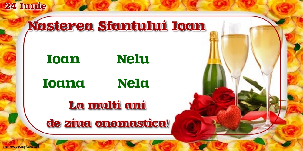 24 Iunie - Nasterea Sfantului Ioan