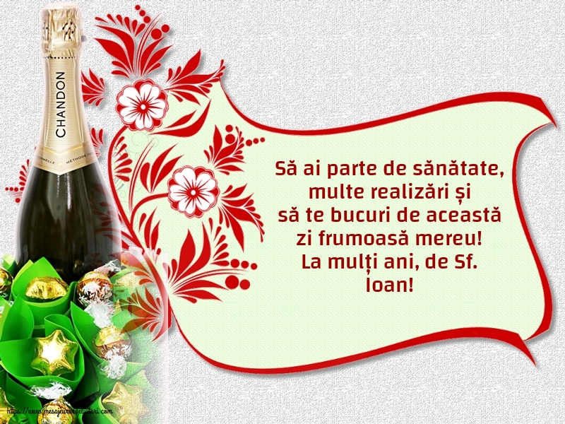 La mulți ani, de Sf. Ioan!