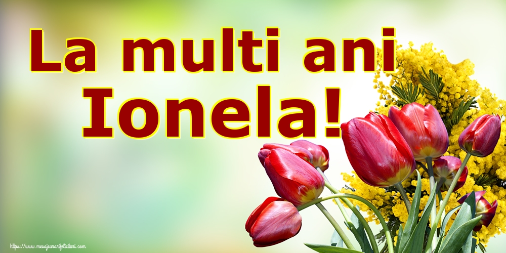 Felicitari de Nasterea Sfantului Ioan - La multi ani Ionela! - mesajeurarifelicitari.com