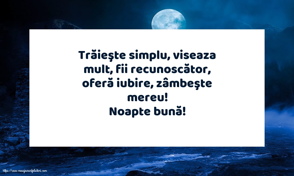 Noapte bună!