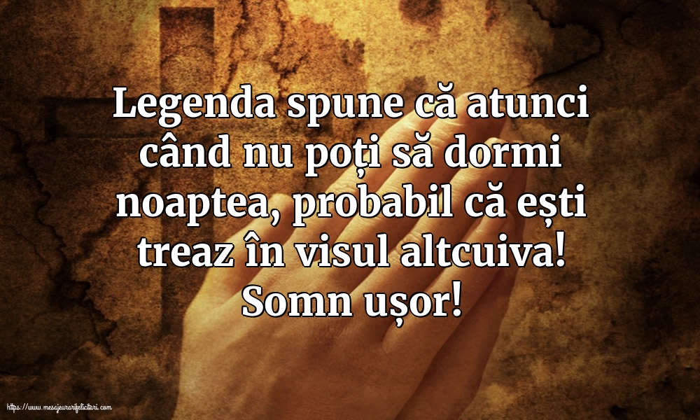 Somn ușor!