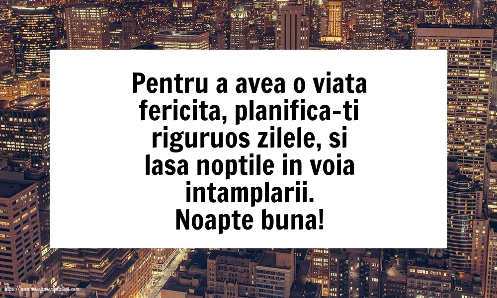 Noapte buna Noapte buna!