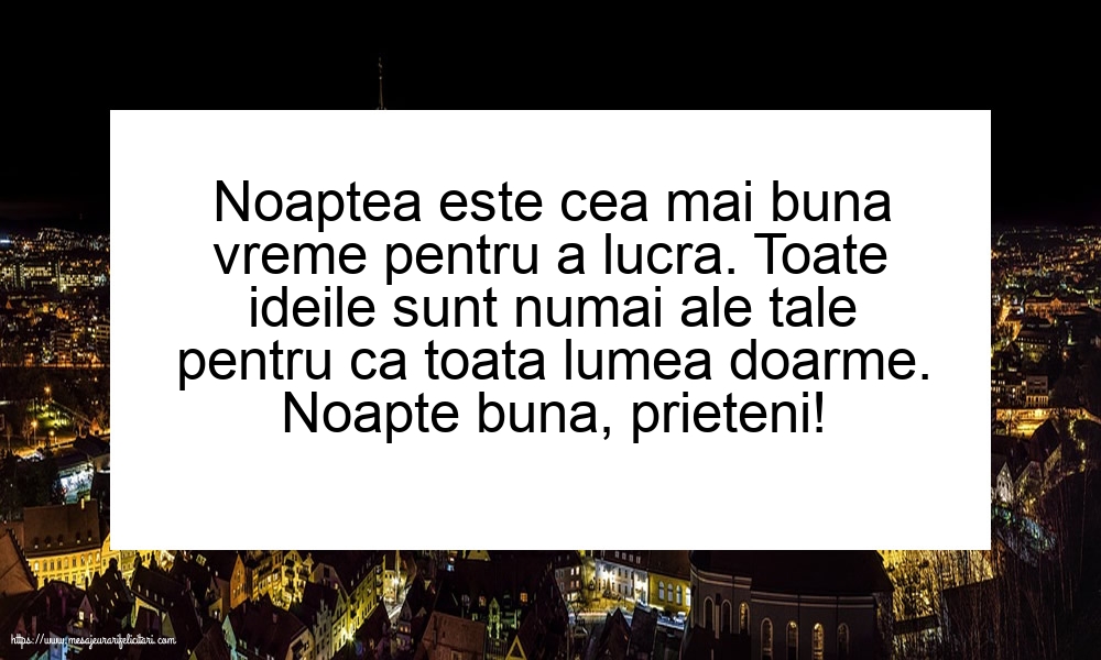 Noapte buna Noapte buna, prieteni!