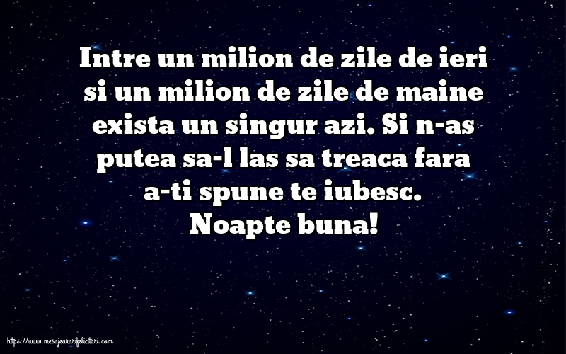 Noapte buna Noapte buna!