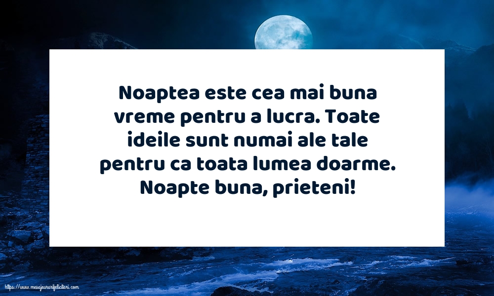 Noapte buna Noapte buna, prieteni!