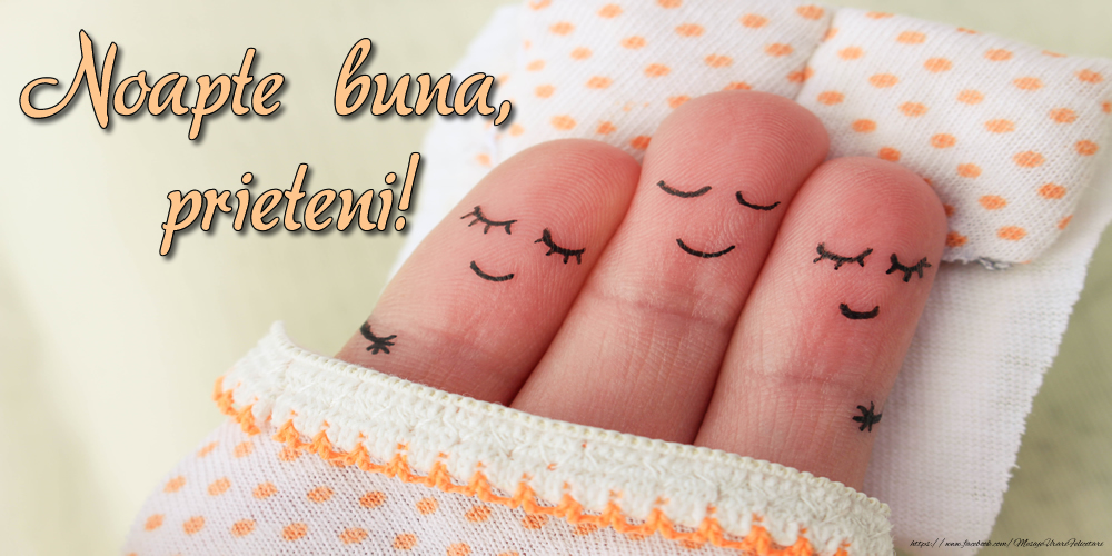 Felicitari de noapte buna - Noapte buna, prieteni! - mesajeurarifelicitari.com