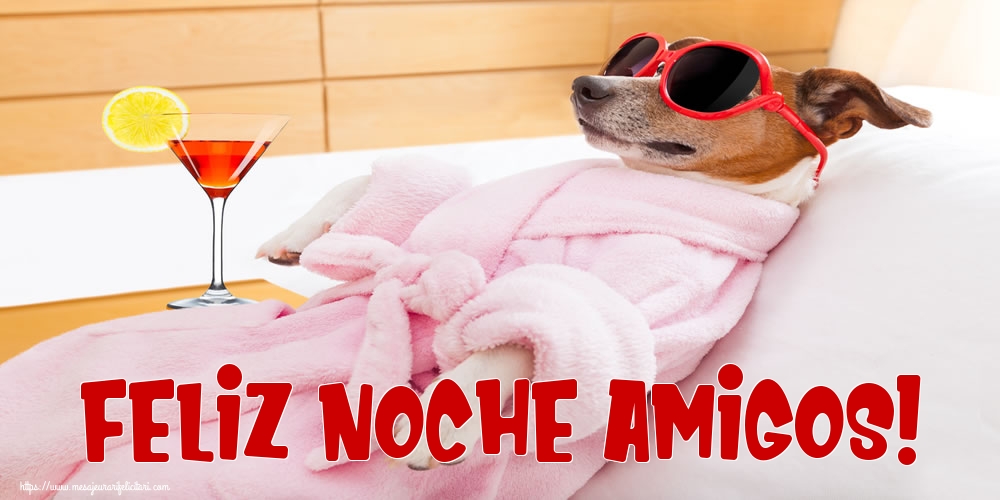 Felicitari de noapte buna in Spaniola - Feliz Noche Amigos!