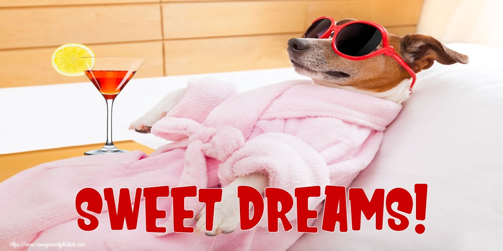 Felicitari de noapte buna in Engleza - Sweet dreams!