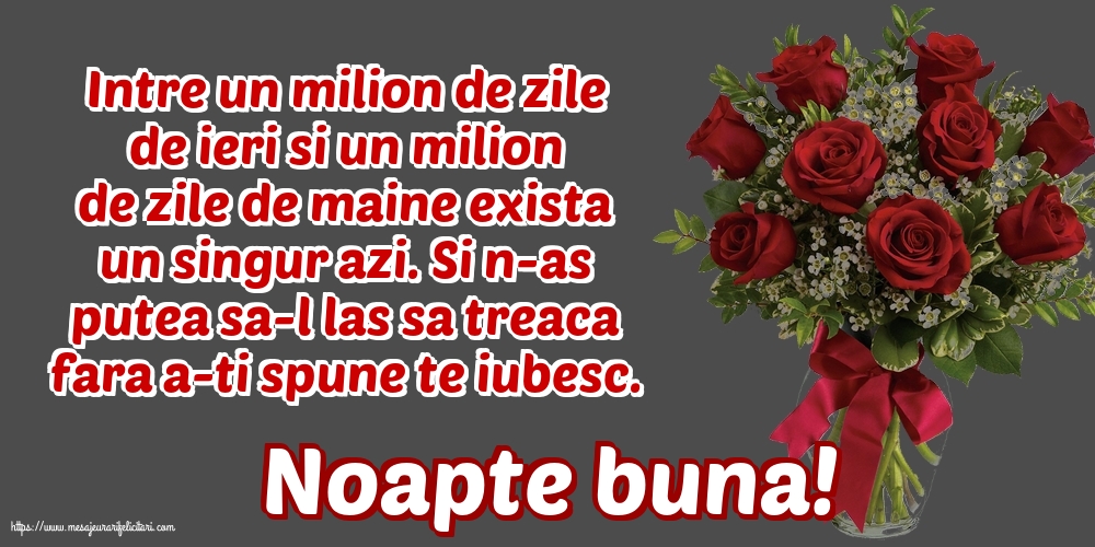 Noapte buna!