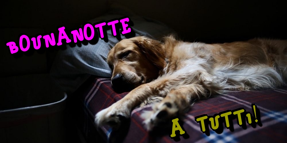Felicitari de noapte buna in Italiana - Bounanotte a tutti!