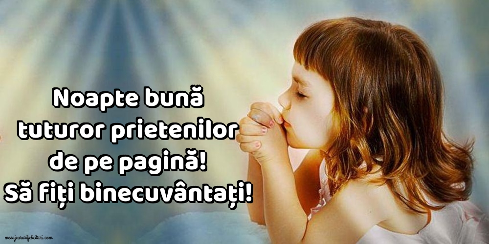 Noapte bună tuturor prietenilor