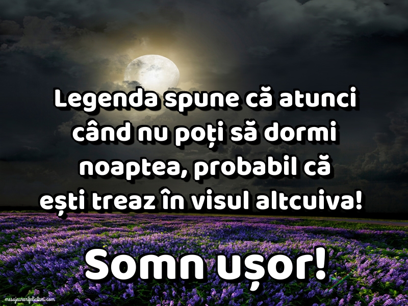 Somn ușor!