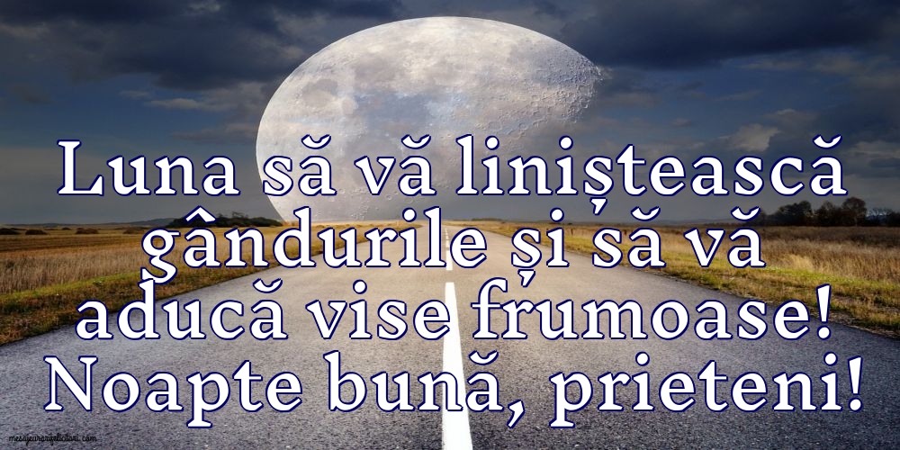 Noapte bună, prieteni!