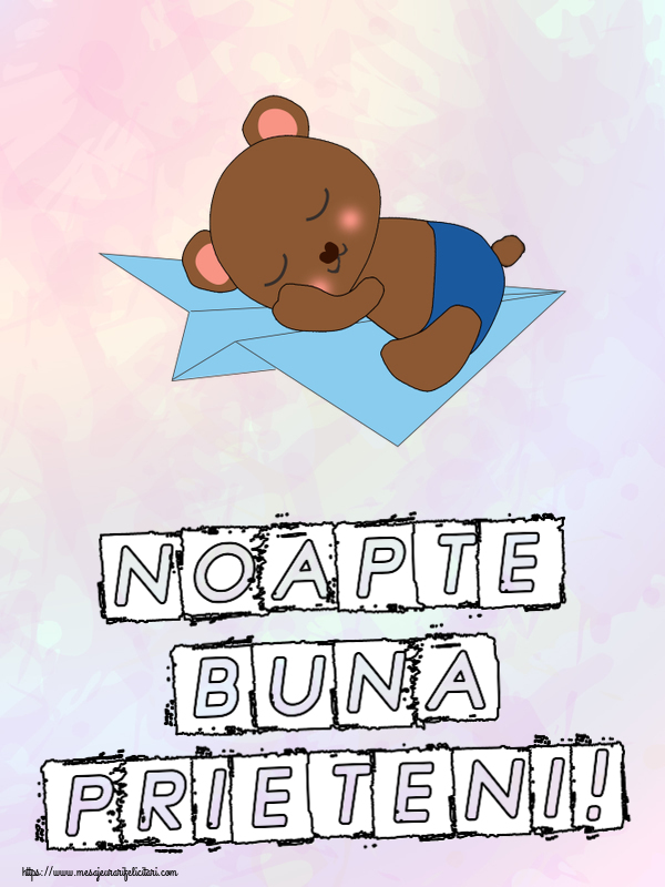 Noapte buna prieteni!