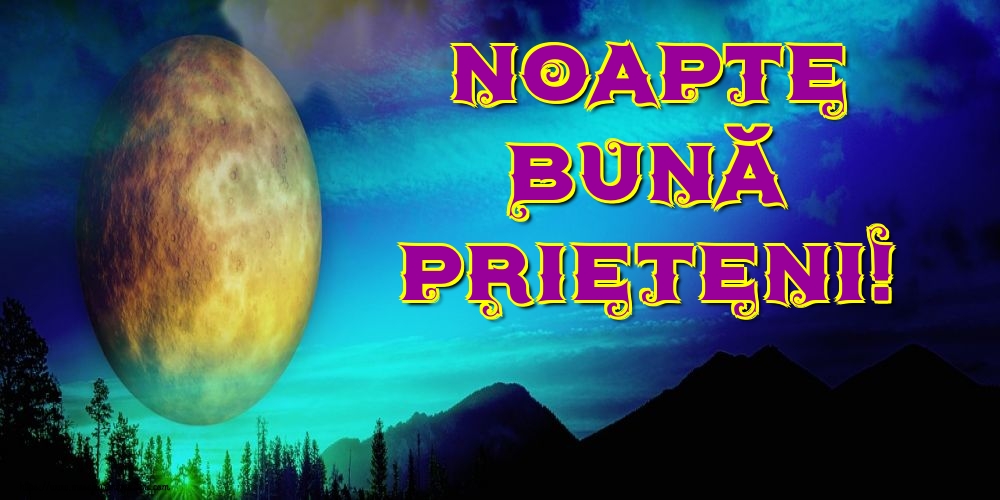 Noapte bună prieteni!