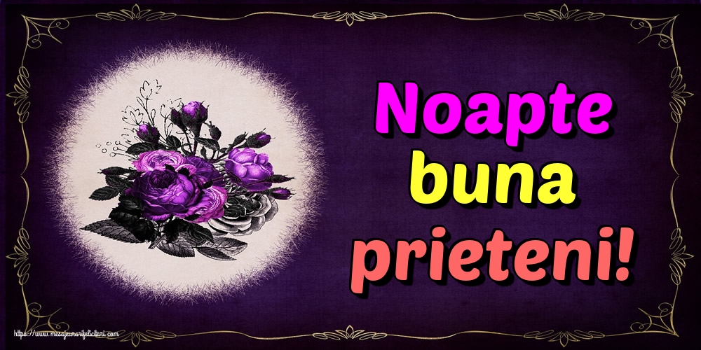 Noapte buna prieteni!