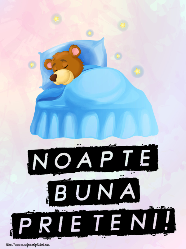 Noapte buna Noapte buna prieteni!