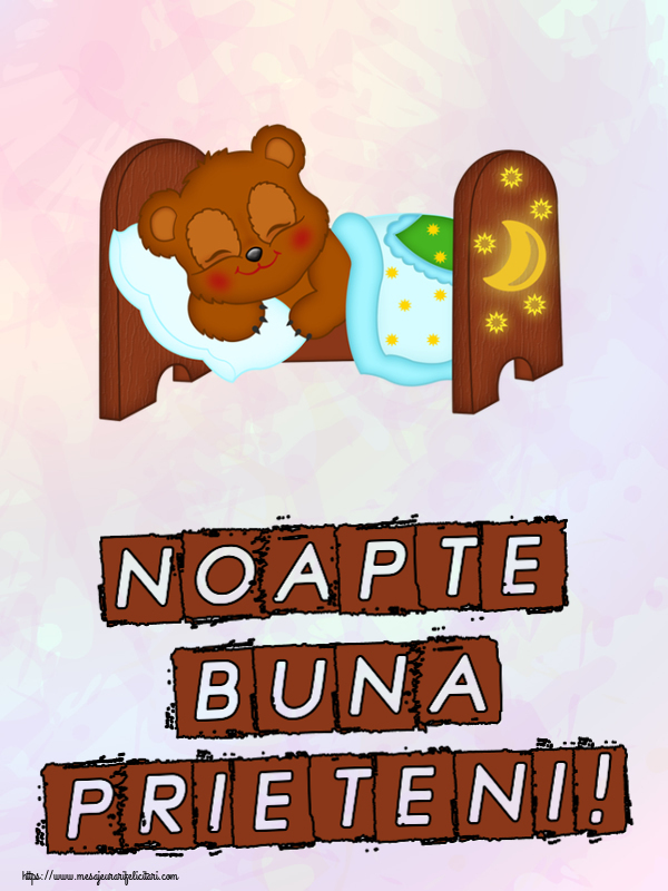 Noapte buna prieteni!