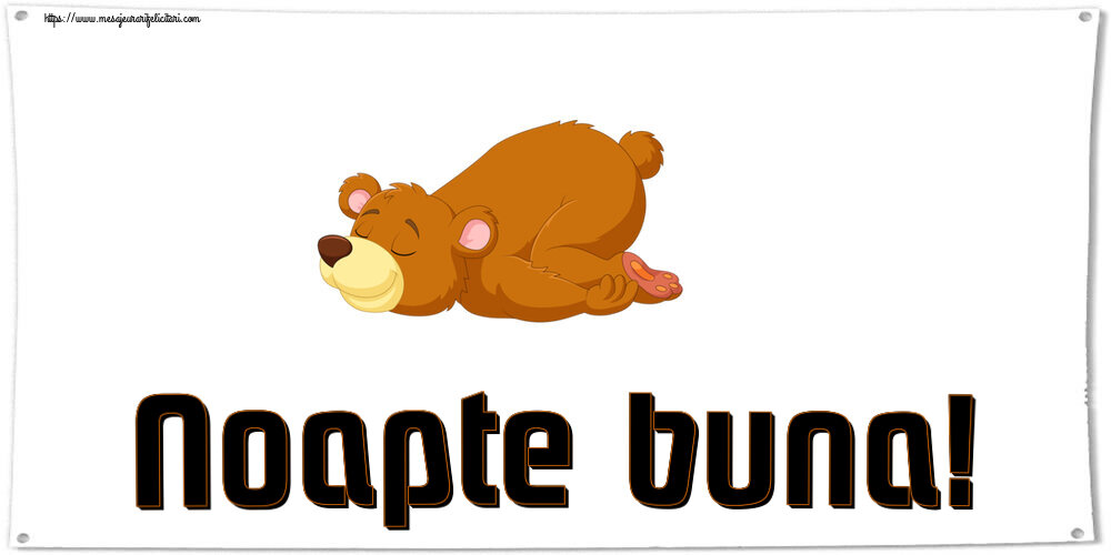 Noapte buna Noapte buna!