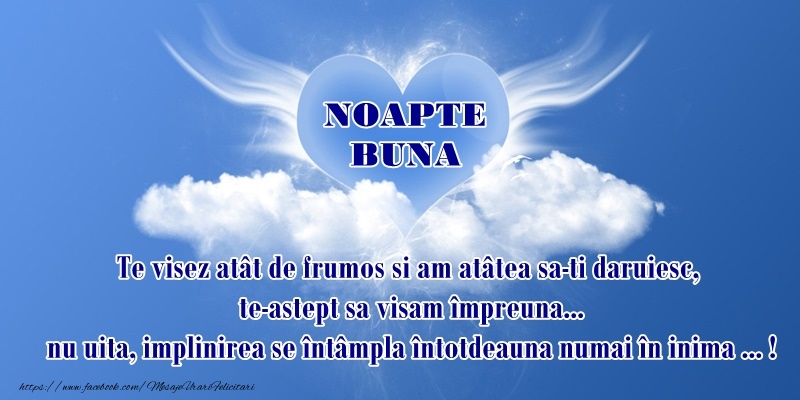 Felicitari de noapte buna - Noapte buna! Te visez atat de frumos - mesajeurarifelicitari.com