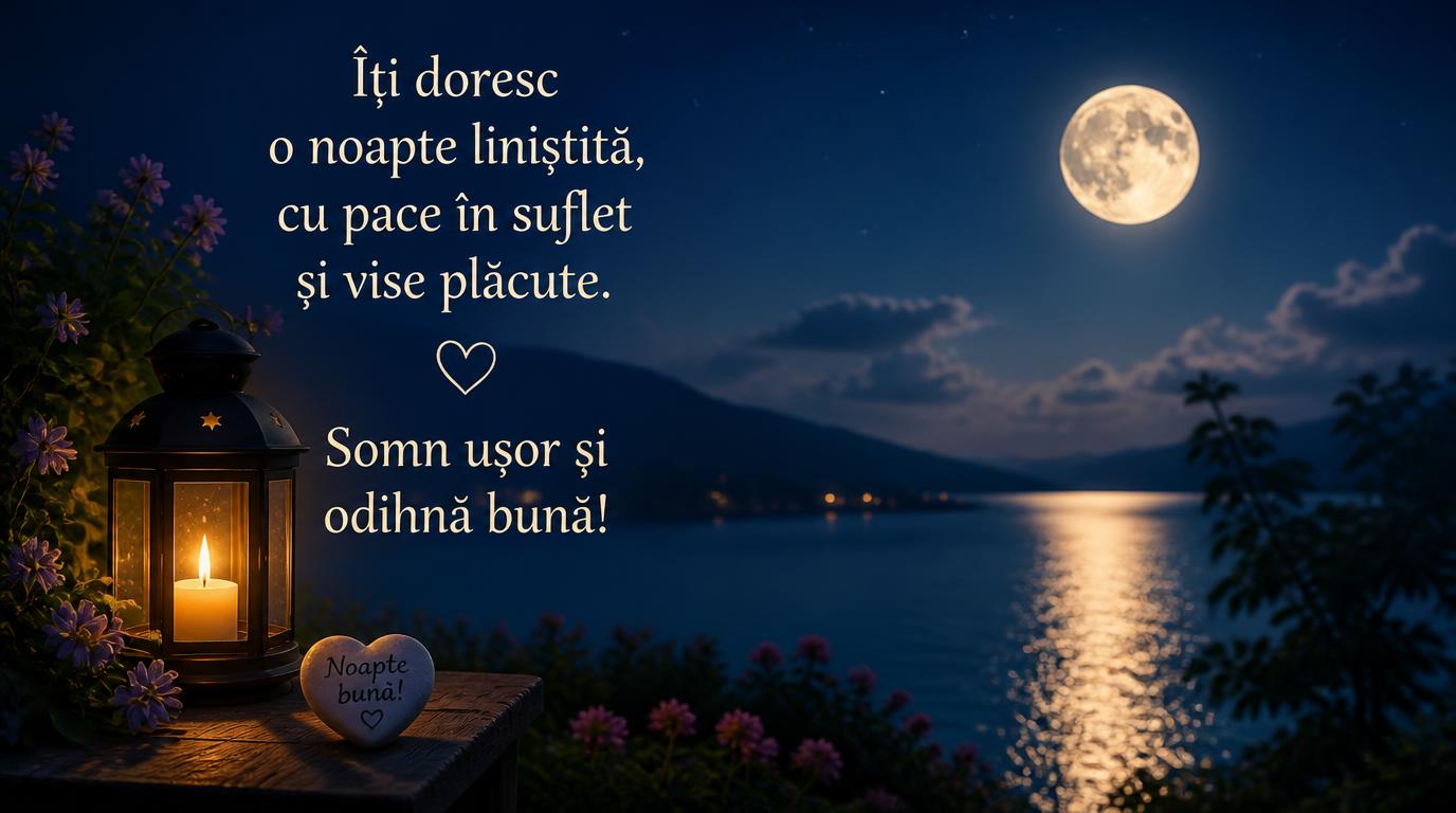 Îți doresc o noapte liniștită
