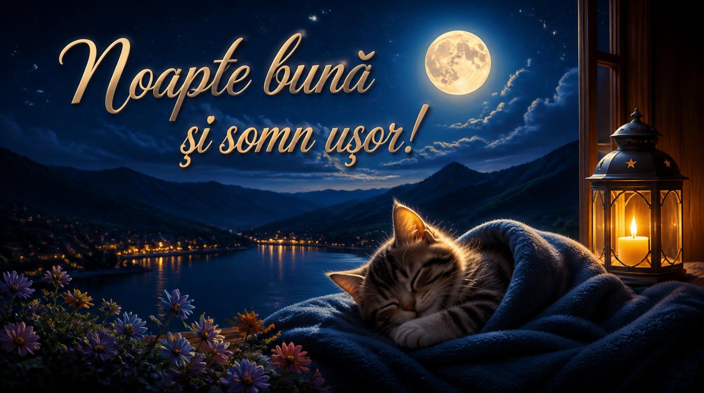 Noapte bună și somn ușor!