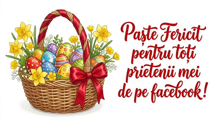 Paste Paste Fericit pentru toti prietenii mei de pe facebook!