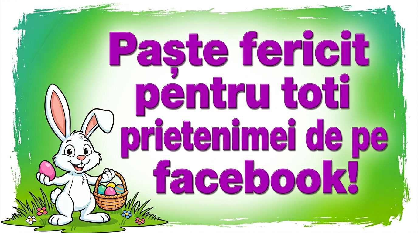 Paste Paste Fericit pentru toti prietenii mei de pe facebook!