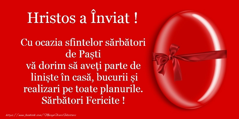 Paste Fericit!