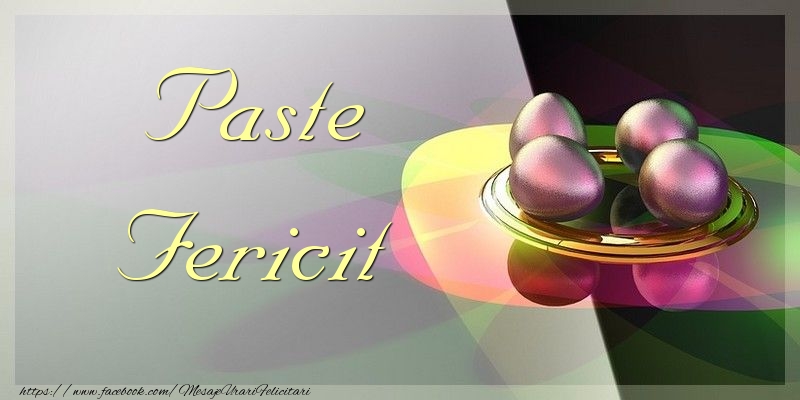 Paste Fericit