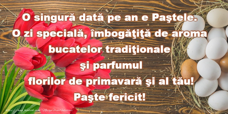 Felicitari de Paste - Paste fericit! - mesajeurarifelicitari.com