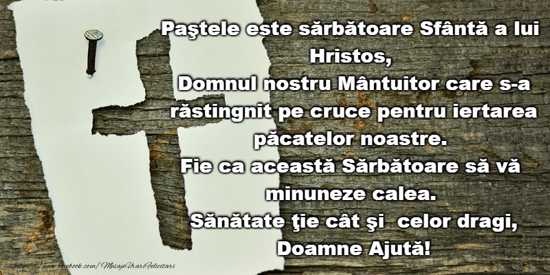 Felicitari de Paste - Paste fericit! - mesajeurarifelicitari.com