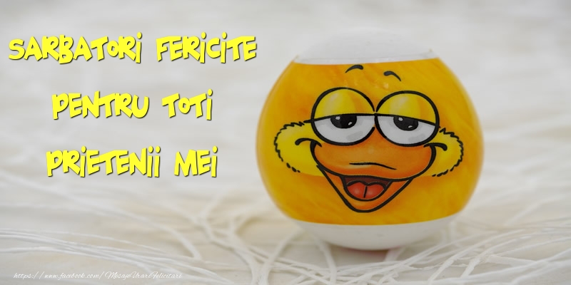 Sărbători fericite pentru toți prietenii mei!