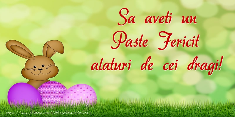 Sa aveti un Paste Fericit alaturi de cei dragi!