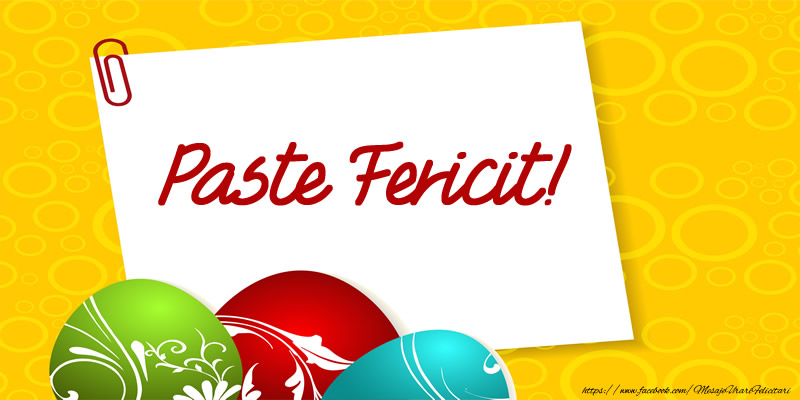 Felicitari de Paste - Paste fericit! - mesajeurarifelicitari.com