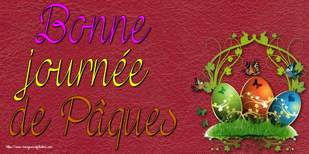 Felicitari de Paste in Franceza - Bonne journée de Pâques